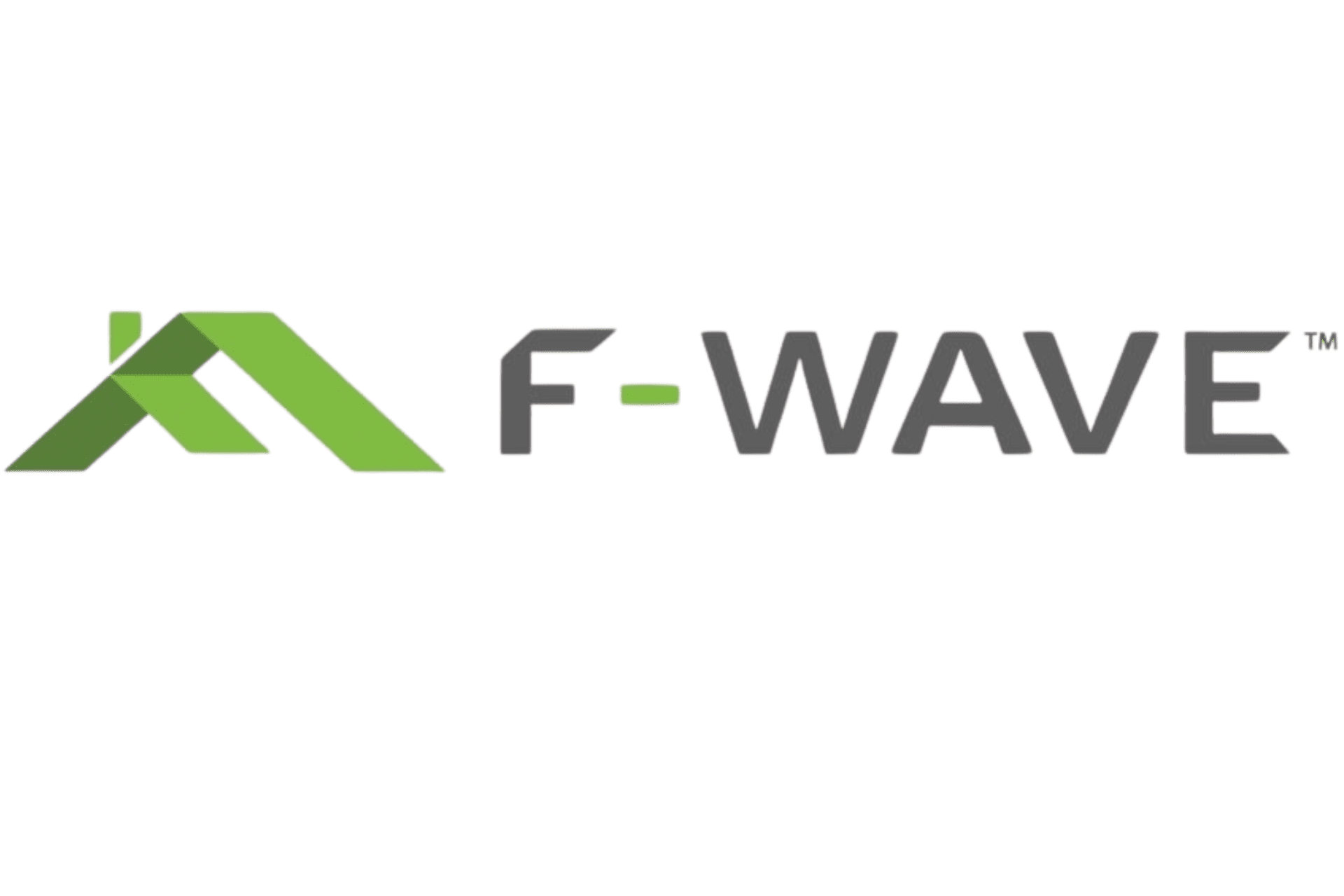 jkjj F-WAVE logo with a stylized green graphic on the left and the text "F-WAVE" in dark letters on a green background.
